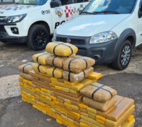 Dupla é presa com 200 kg de maconha após fuga e cerco policial no interior de SP