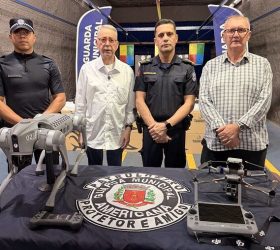 GAMA de Americana investe em novo drone e cão-robô para reforçar o combate ao crime