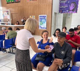 Agosto Lilás: UPA São José de Americana orienta população sobre enfrentamento à violência contra a mulher
