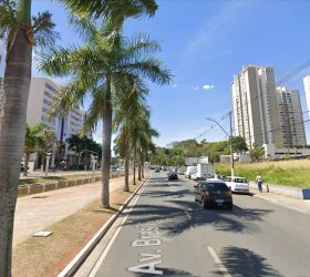 Avenida Brasil terá trecho com uma faixa interditada na segunda-feira no sentido bairro-Centro
