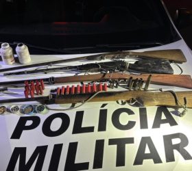 Homem é flagrado com armas após denúncia de disparos e ameaças em Limeira