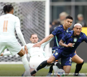 Brasil perde para França por 2 a 1 em amistoso e preocupa antes da Copa de 2026