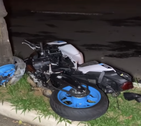 Motociclista morre após bater em poste na Avenida Fabrício Vampré, em Limeira
