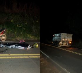 Motociclista de 42 anos morre após bater na traseira de caminhão em rodovia de Limeira