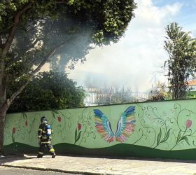 Incêndio atinge creche no centro de Indaiatuba
