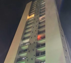 Incêndio atinge apartamento no 7º andar no Parque Fazenda, em Campinas