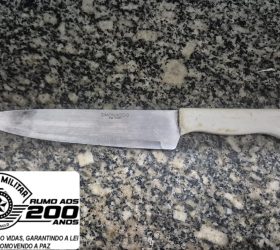 Homem é preso em flagrante após invadir casa da ex-companheira com faca em Cordeirópolis