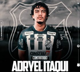 Internacional confirma contratação do lateral-esquerdo Adryel Itaqui