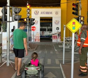 Mini Cidade do Trânsito encerra programação do Maio Amarelo em Limeira