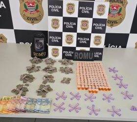 ROMU de Limeira prende traficante com mais de 300 porções de drogas após tentativa de fuga