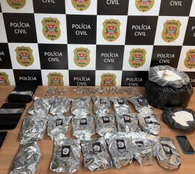 Mulher é presa com 40 quilos de substância usada para misturar cocaína e porções de skank em Piracicaba