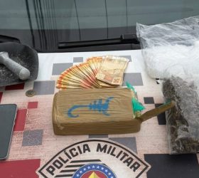 Homem é preso com 1 kg de crack, maconha e mais de R$ 1 mil em Limeira