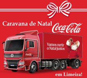 Caravana de Natal da Coca-Cola passa por Limeira em 17 de novembro