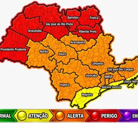 Onda de calor deve elevar temperaturas em até 7°C no interior de São Paulo