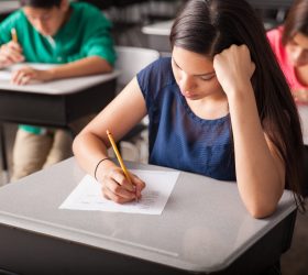 estudante prova