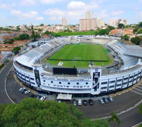 Aérea estádio Moisés Lucarelli da Ponte Preta em Campinas S.P. Brasil  01 Julho 2024 foto Firmino Piton